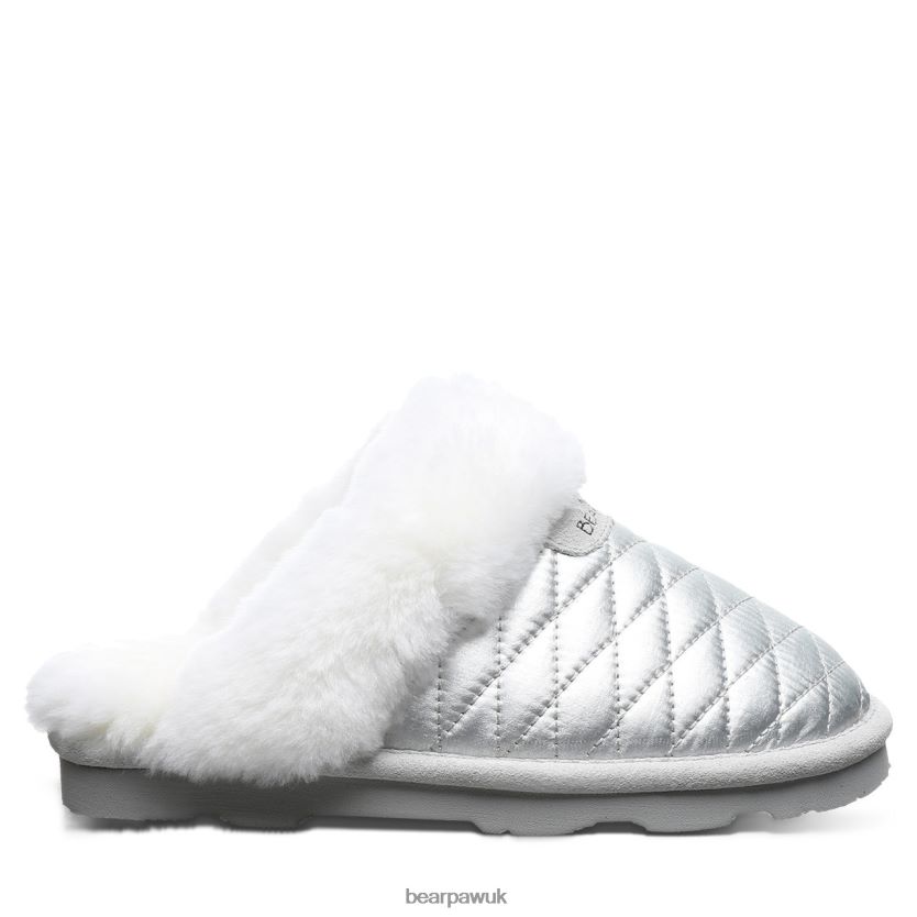 Slippers UK BEARPAW Women Effie Silver 44J6303
