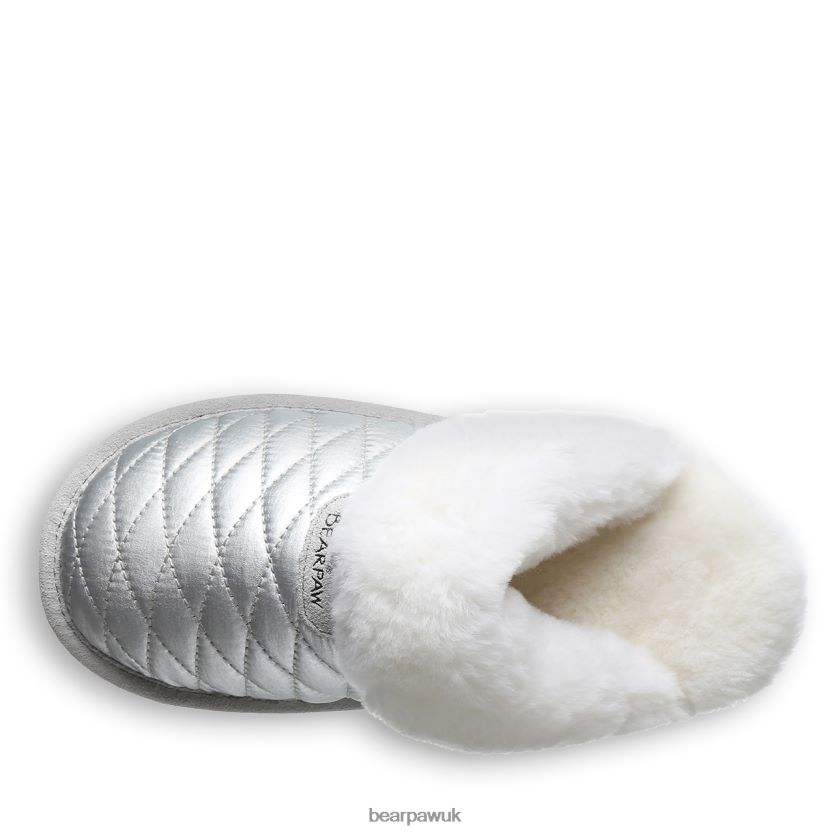 Slippers UK BEARPAW Women Effie Silver 44J6303