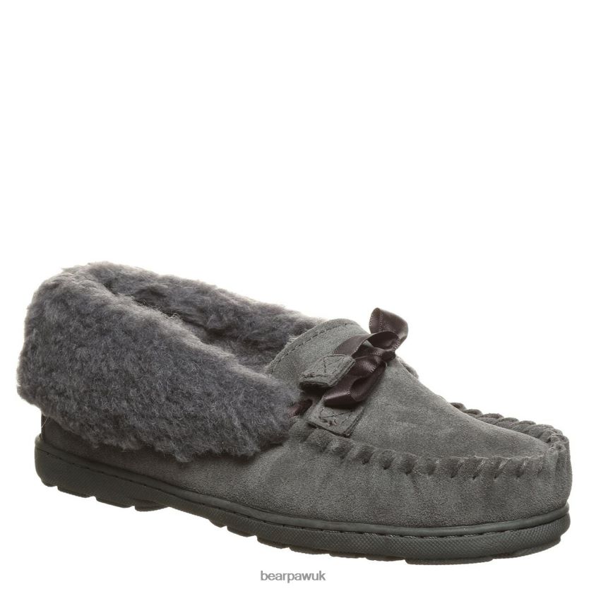 Slippers UK BEARPAW Women Indio Charcoal 44J6322