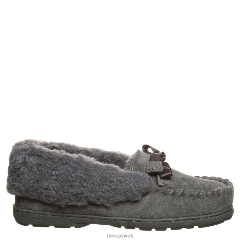 Slippers UK BEARPAW Women Indio Charcoal 44J6322