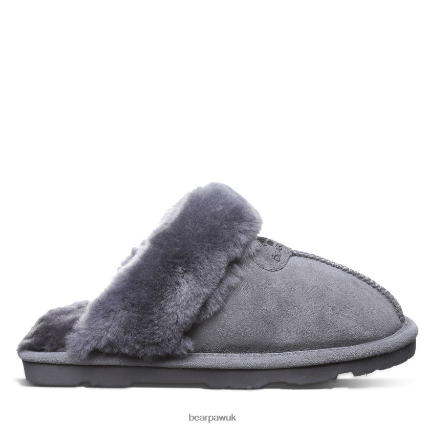 Slippers UK BEARPAW Women Loki Charcoal 44J6295