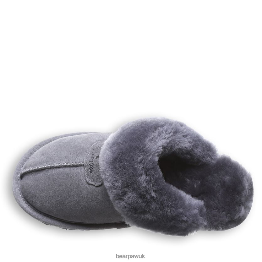 Slippers UK BEARPAW Women Loki Charcoal 44J6295