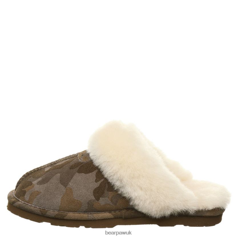 Slippers UK BEARPAW Women Loki Exotic Earth Camo 44J6316
