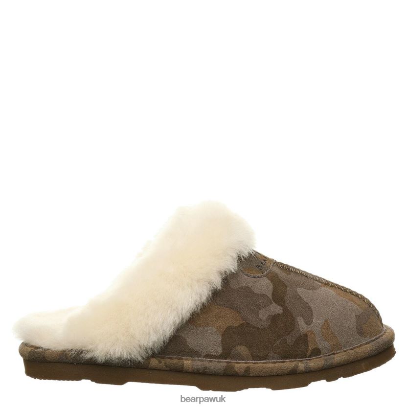 Slippers UK BEARPAW Women Loki Exotic Earth Camo 44J6316
