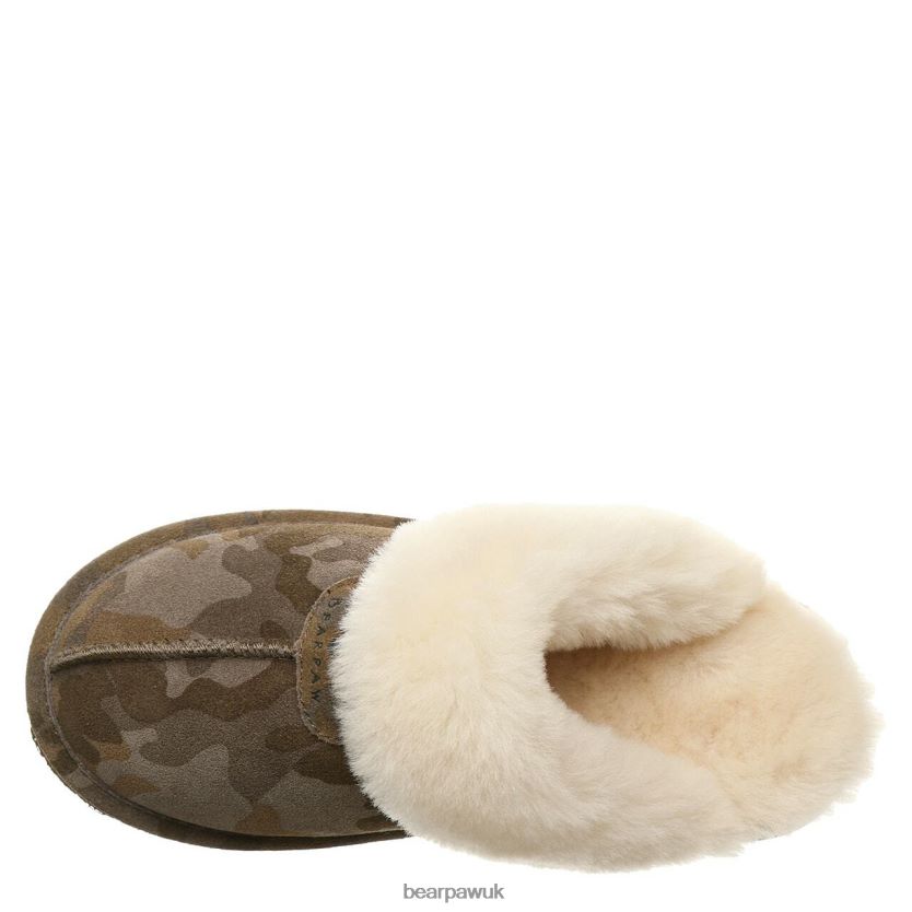 Slippers UK BEARPAW Women Loki Exotic Earth Camo 44J6316