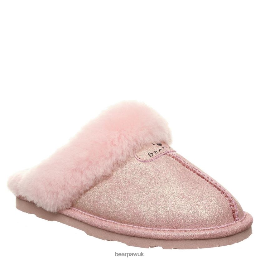 Slippers UK BEARPAW Women Loki Exotic Pink Glitter 44J6315