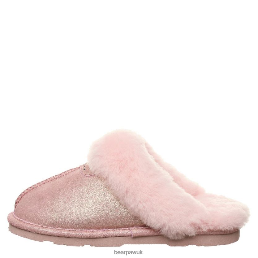 Slippers UK BEARPAW Women Loki Exotic Pink Glitter 44J6315