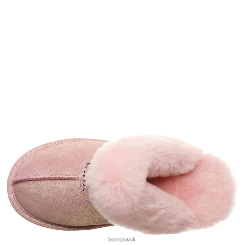 Slippers UK BEARPAW Women Loki Exotic Pink Glitter 44J6315