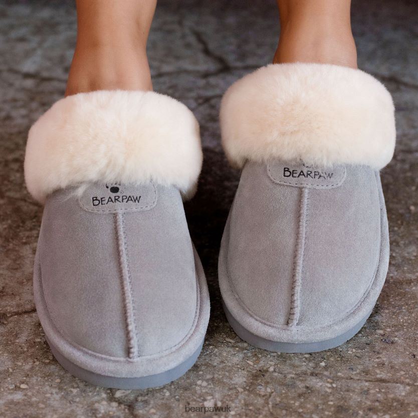 Slippers UK BEARPAW Women Loki Gray Fog 44J6270