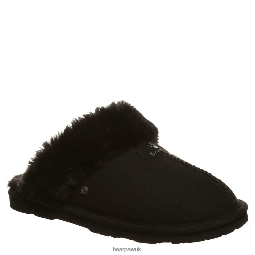 Slippers UK BEARPAW Women Loki Vegan Black 44J6287