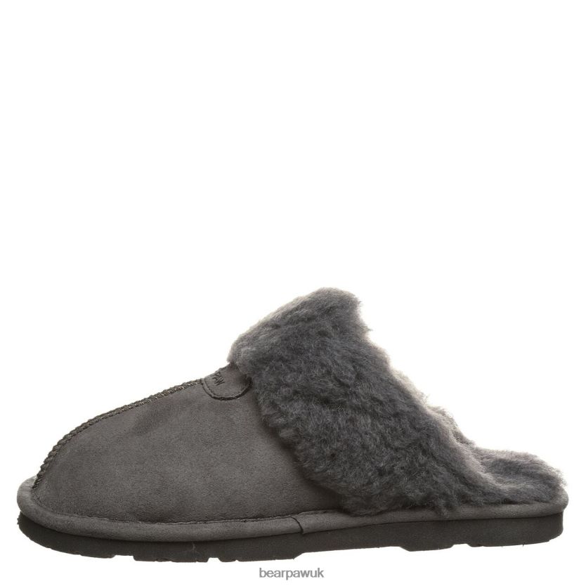 Slippers UK BEARPAW Women Loki Vegan Charcoal 44J6286
