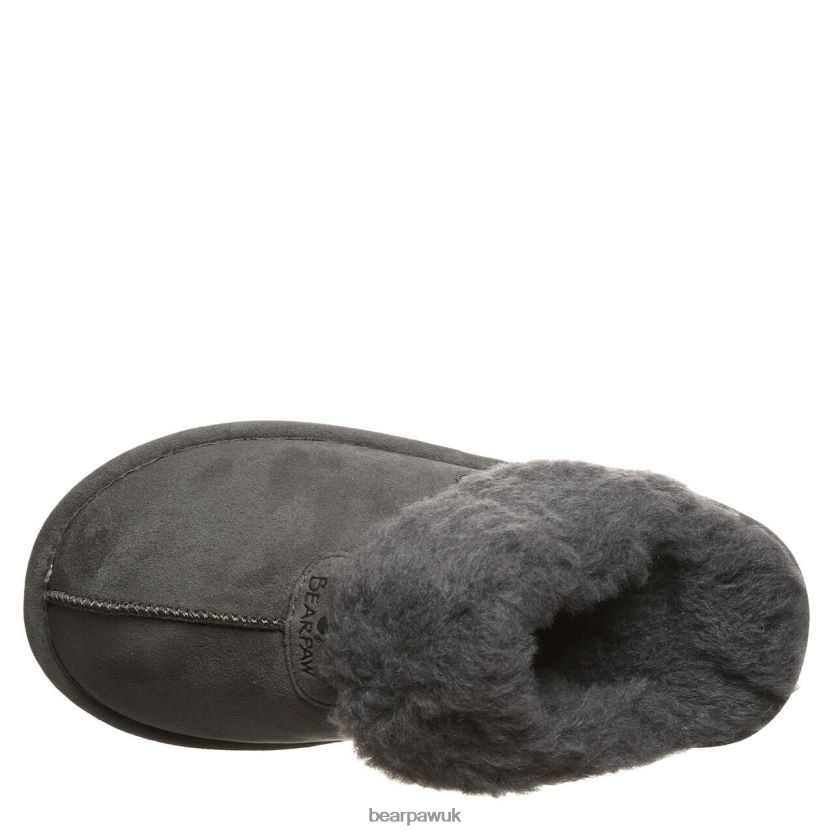 Slippers UK BEARPAW Women Loki Vegan Charcoal 44J6286
