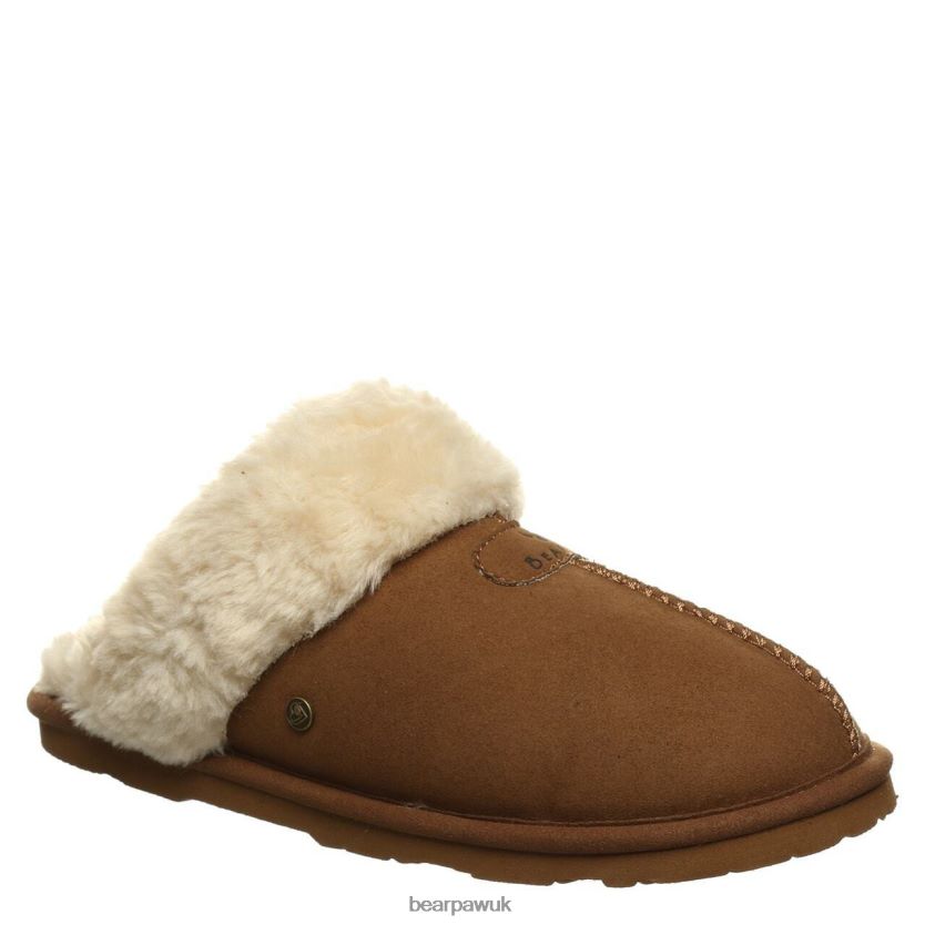 Slippers UK BEARPAW Women Loki Vegan Hickory 44J6285