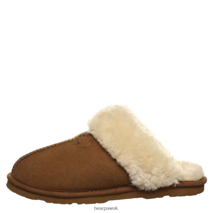 Slippers UK BEARPAW Women Loki Vegan Hickory 44J6285