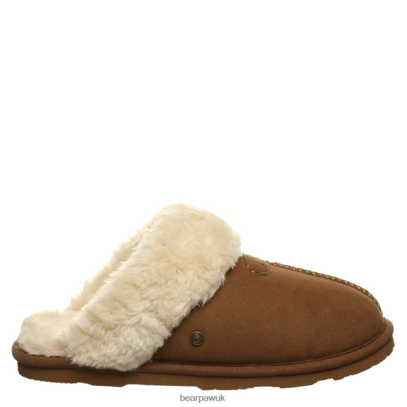 Slippers UK BEARPAW Women Loki Vegan Hickory 44J6285