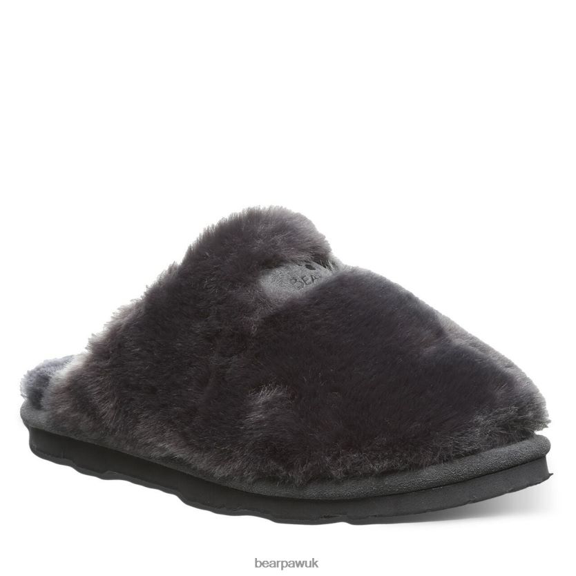 Slippers UK BEARPAW Women Sofia Charcoal 44J6306