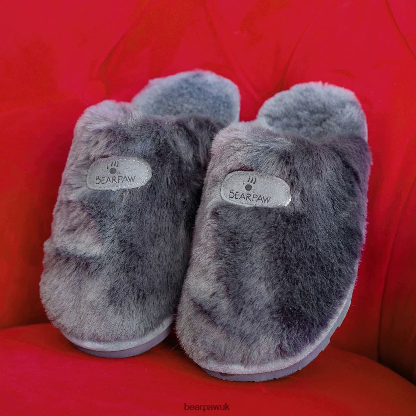 Slippers UK BEARPAW Women Sofia Charcoal 44J6306